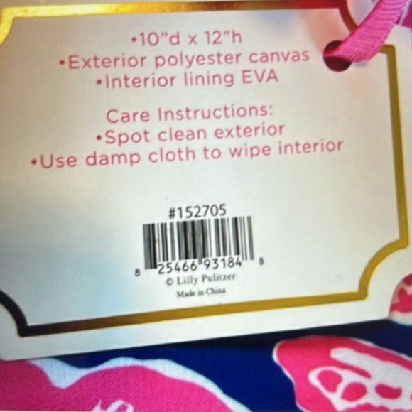 Lilly Pulitzer Beach Cooler in CUTE AS SHELL Summer Beach Bag NEW - Picture 6 of 6